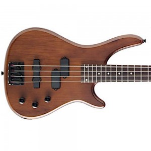 Stagg BC300-WS 4 String Fusion Electric Bass Guitar - Walnut Stain